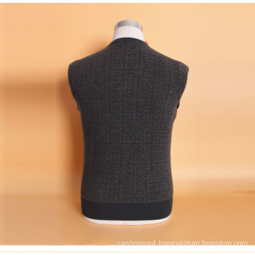 Yak Wool/Cashmere V Neck Pullover Long Sleeve Sweater/Clothing/Garment/Knitwear